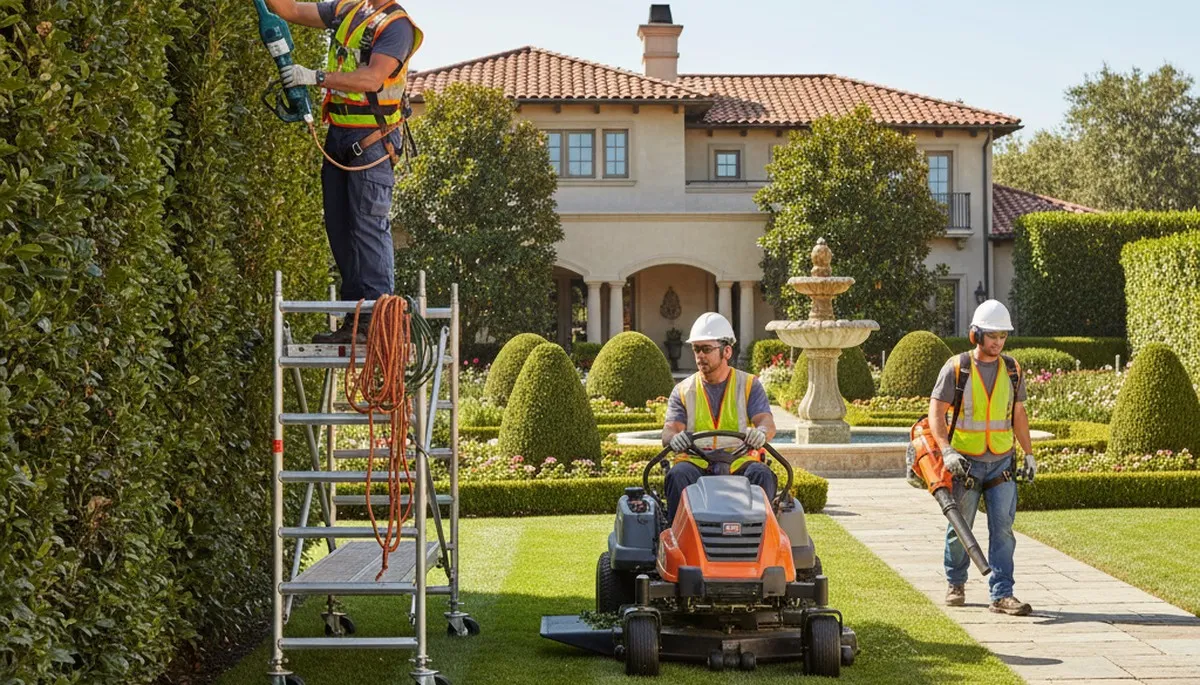 Spokane, WA tree service crew removing a tree for safe, professional landscaping care