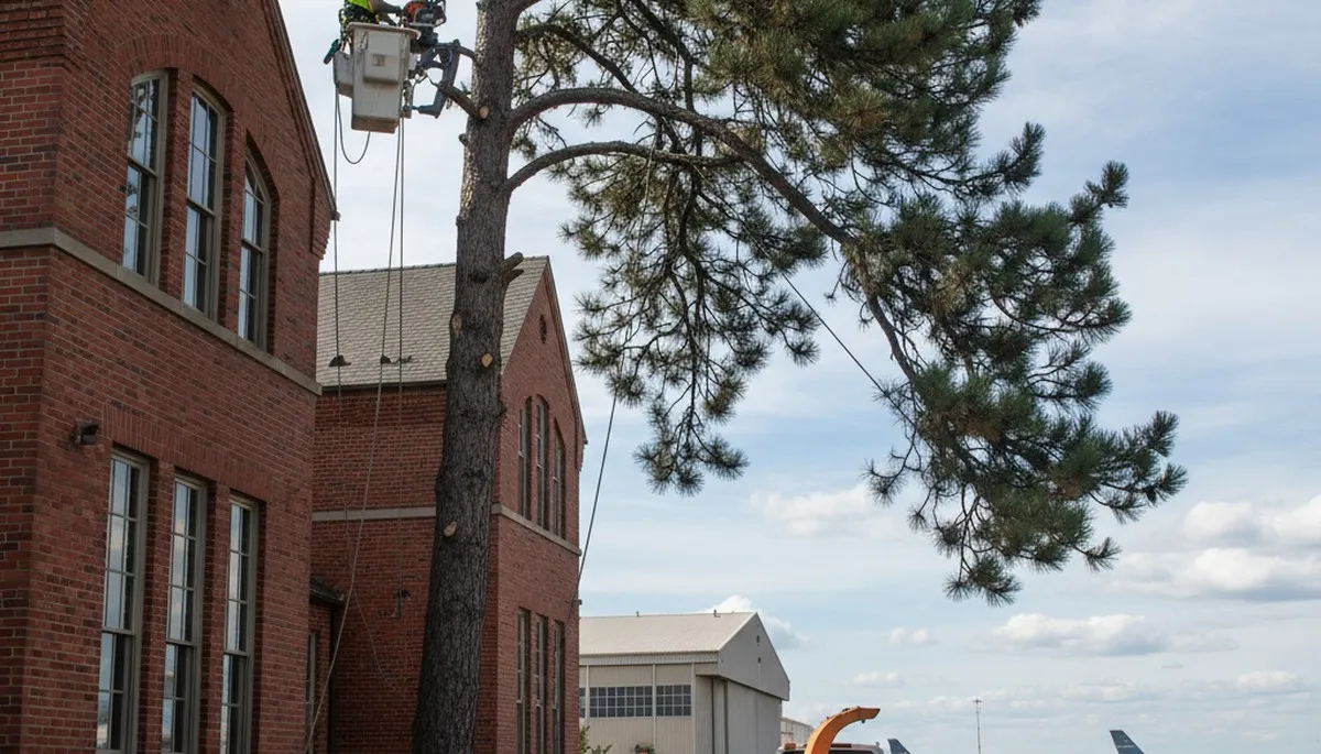 Tree service crew in Spokane, WA providing professional tree removal and trimming services