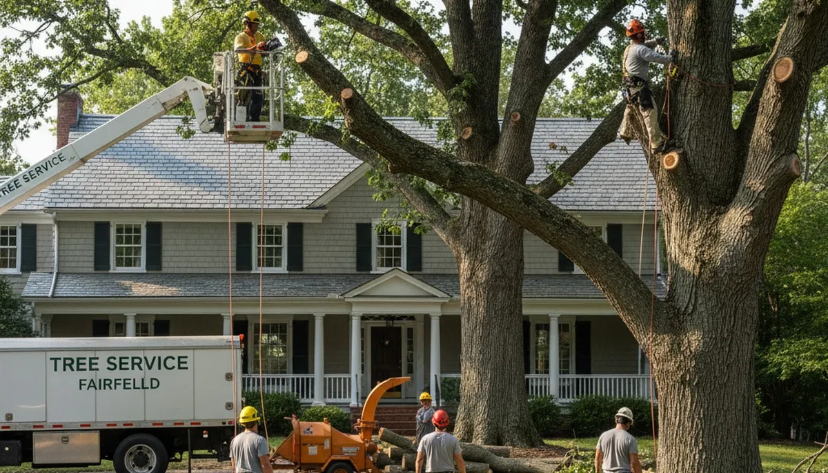 Tree service team in Spokane, WA providing professional tree removal and trimming services